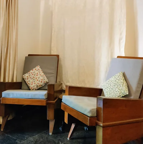 Quiet reading and meditation corners